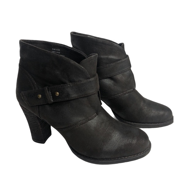 Crown Vintage Brown Ankle Boots Size 8.5